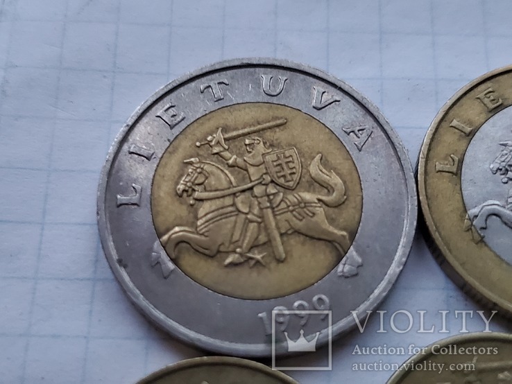 Литва 6 монет., фото №10