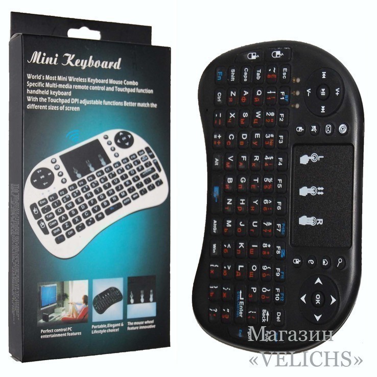 Беспроводная мини клавиатура KEYBOARD wireless MWK08/i8 + touch