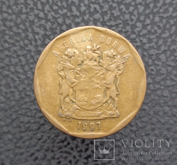 ЮАР 20 центов 1997, фото №3