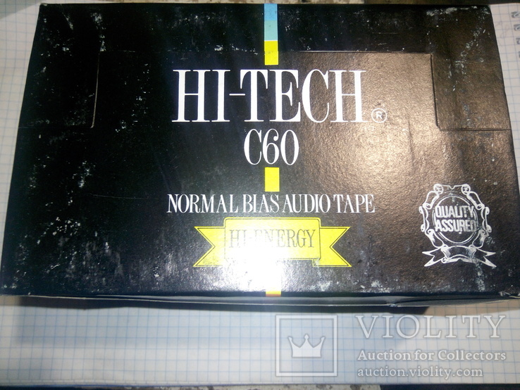 Упаковка  аудиокассет HI-TECH.    10 кассет., фото №2