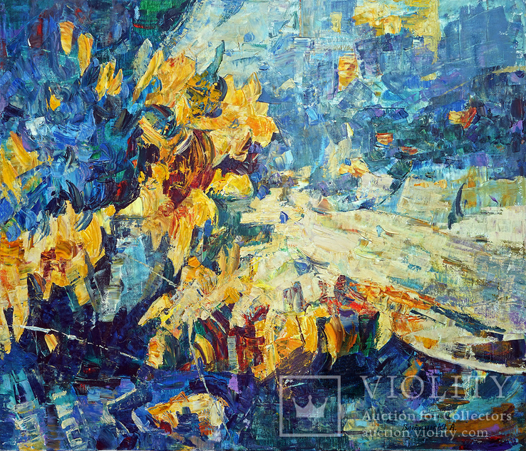 "Соняшники" 2012 р. 120 Х 140. Юрій Ваткін. Харків