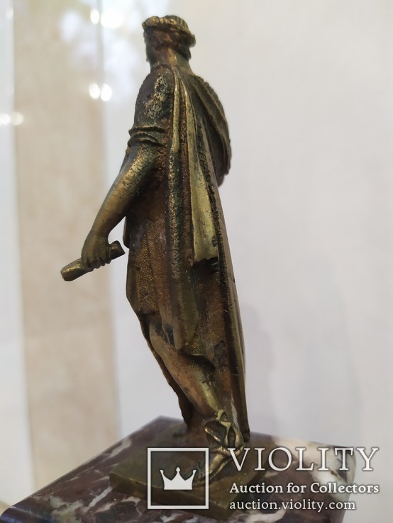 Дюк де Ришелье скульптура на мраморе 22,5 см, фото №11