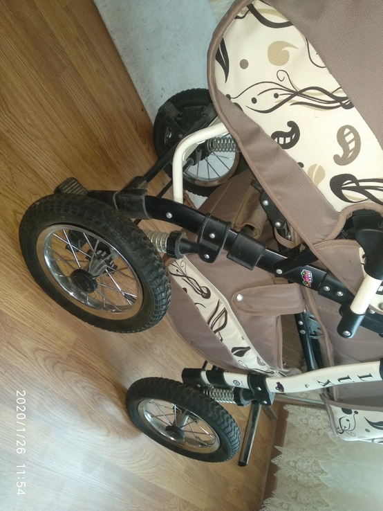 Дитяча коляска LUX, трансформер 3в1, фото №8