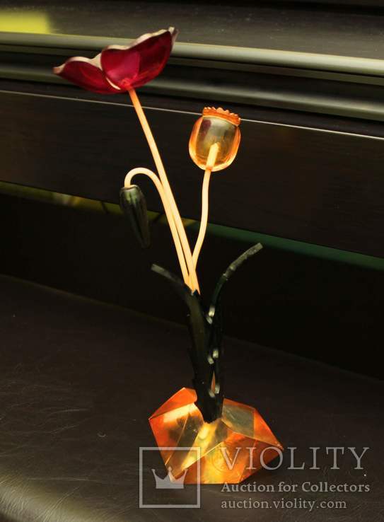 Цветок мак оргалит ОНХП Омкс, фото №2