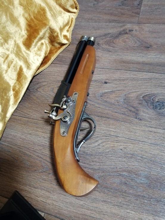 Пистолет-зажигалка газовая настольная. В стиле 18 века., фото №7