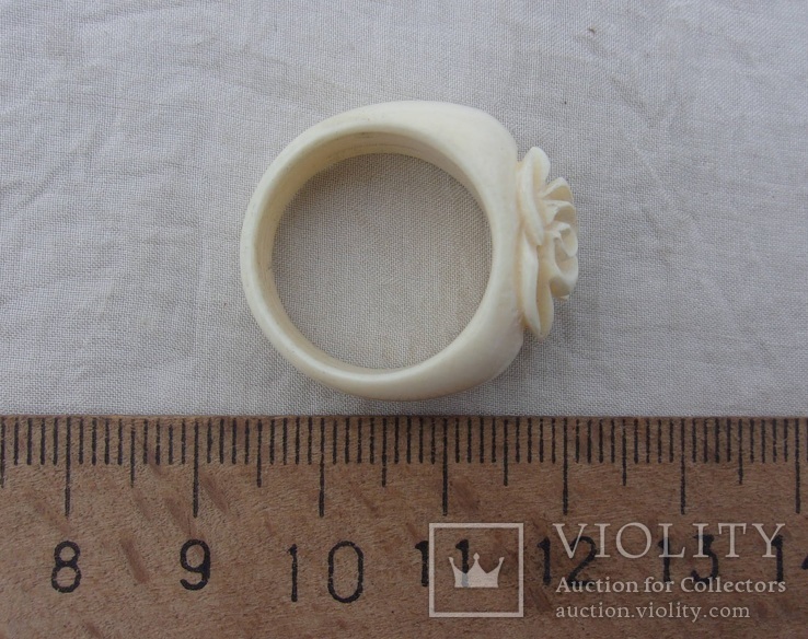 Кольцо слоновая кость., фото №11