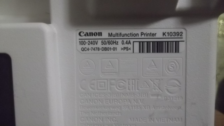 Canon multifunction printer k10392, numer zdjęcia 7