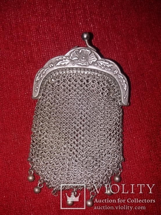 Кошелёчек серебряный на реставрацию., фото №2