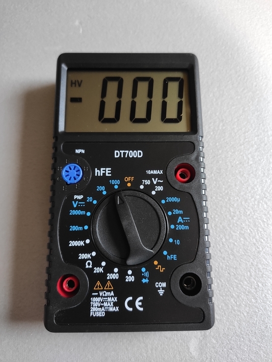Мультиметр DT700D, numer zdjęcia 4