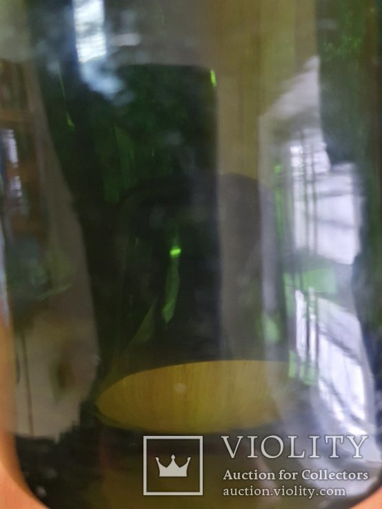 Бутылка зеленая 1940г 0.7л, фото №4