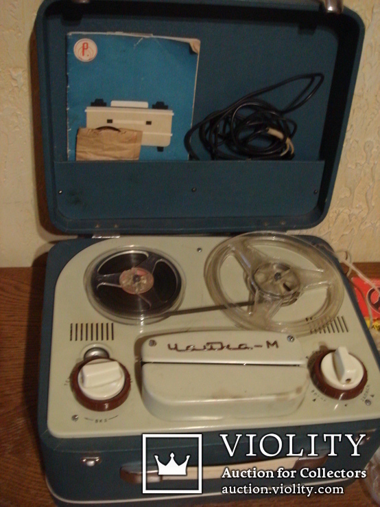 Магнитофон Чайка-М 1965г. с документами и запчастями, фото №3