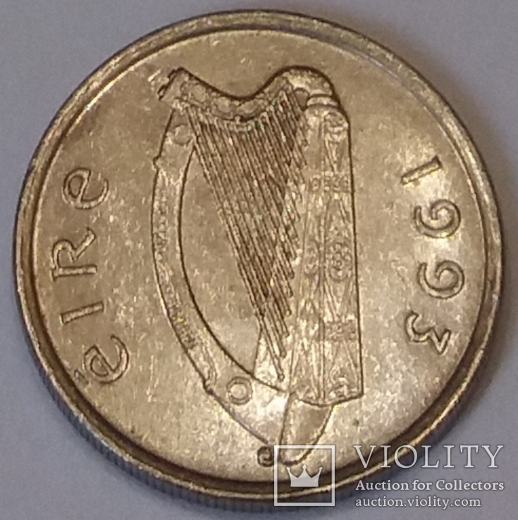 Ірландія 5 пенсів, 1993, фото №3