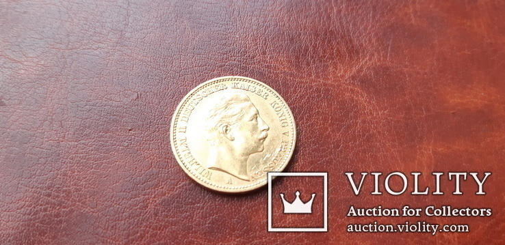 Золото 20 марок 1900 г. Пруссия, фото №4