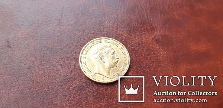 Золото 20 марок 1900 г. Пруссия, фото №5