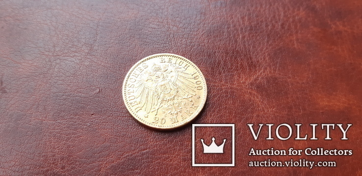 Золото 20 марок 1900 г. Пруссия, фото №8