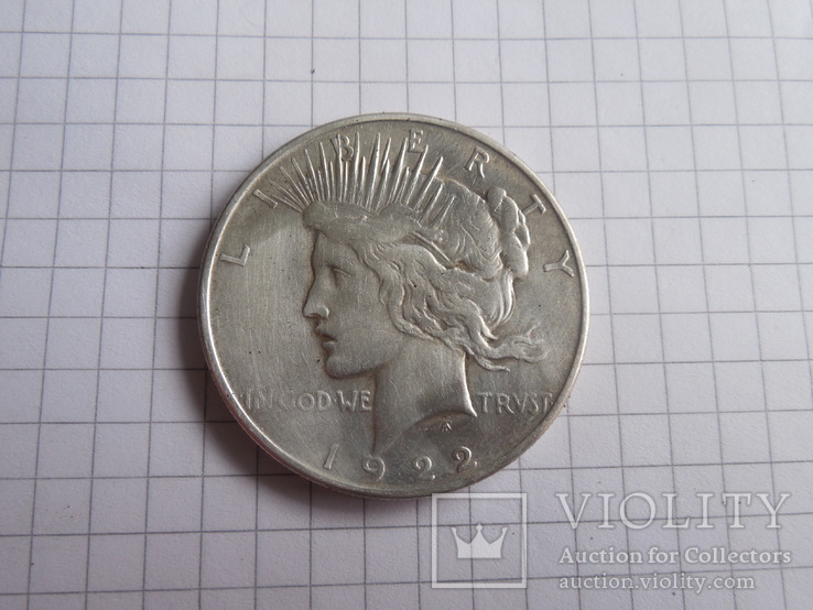 1 доллар 1922г США, фото №2