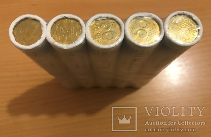 Банковская запайка - 10 Роллов (500 монет) - 50 копеек / копійок 2013, фото №3