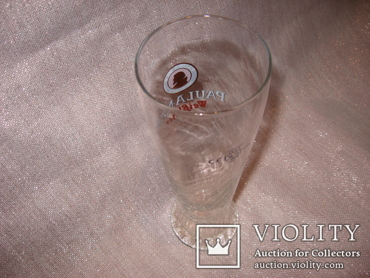 Коллекционный пивной бокал  Vintage Paulaner Munchen Beer Glass, фото №4