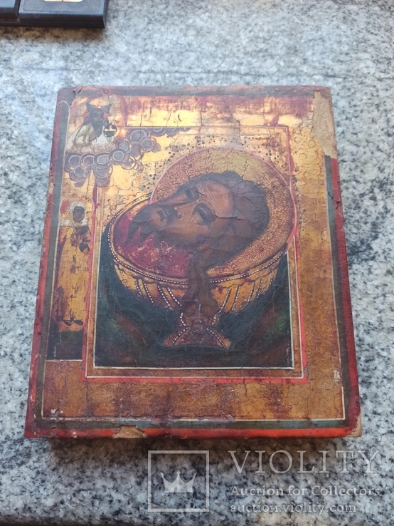 Икона Усекновение головы Св. Иоанна предтечи Ветковского письма, фото №2