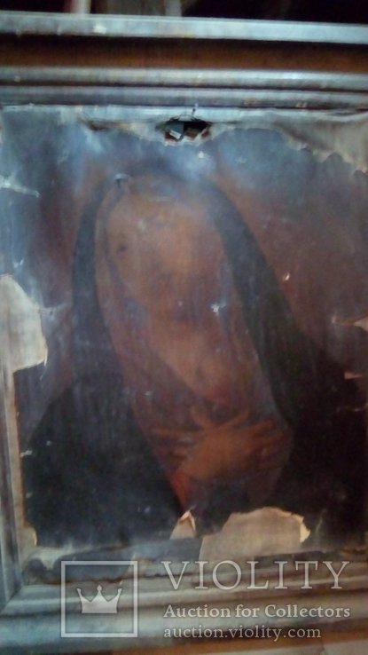 Дева Мария дуже стара ікона, фото №4