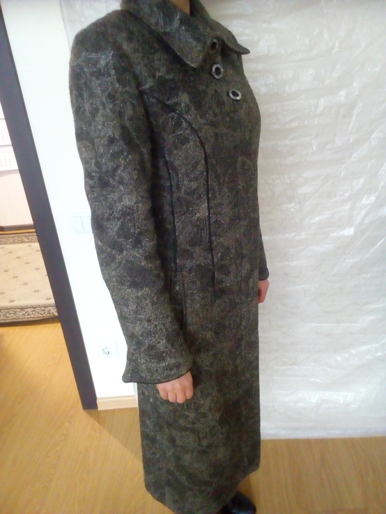 Жіноче пальто сірого кольору 44 розміру, numer zdjęcia 6