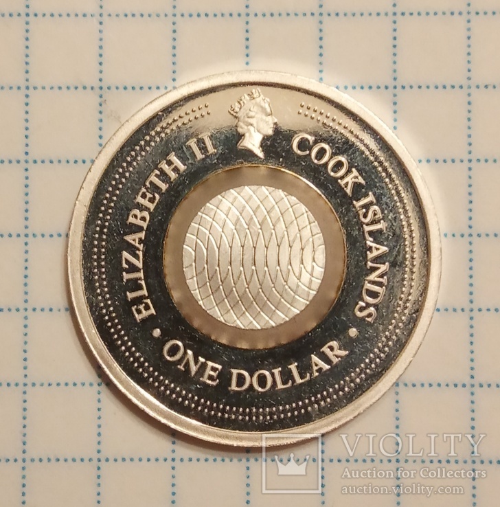 Доллар 2003 года Острава Кука знаки зодиака "Близнецы", фото №9