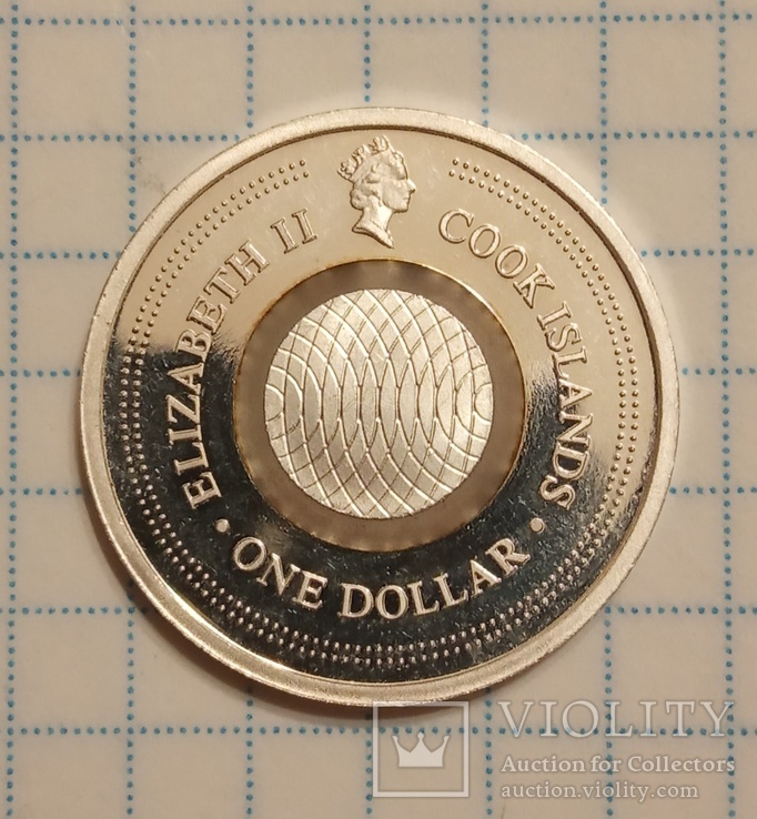 Доллар 2003 года Острава Кука знаки зодиака "Близнецы", фото №10