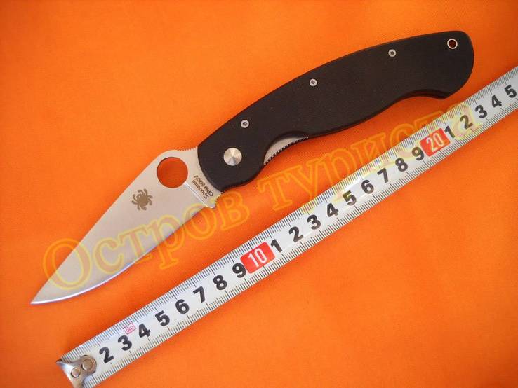 Нож складной PA60-BK Spyderco military реплика, фото №5