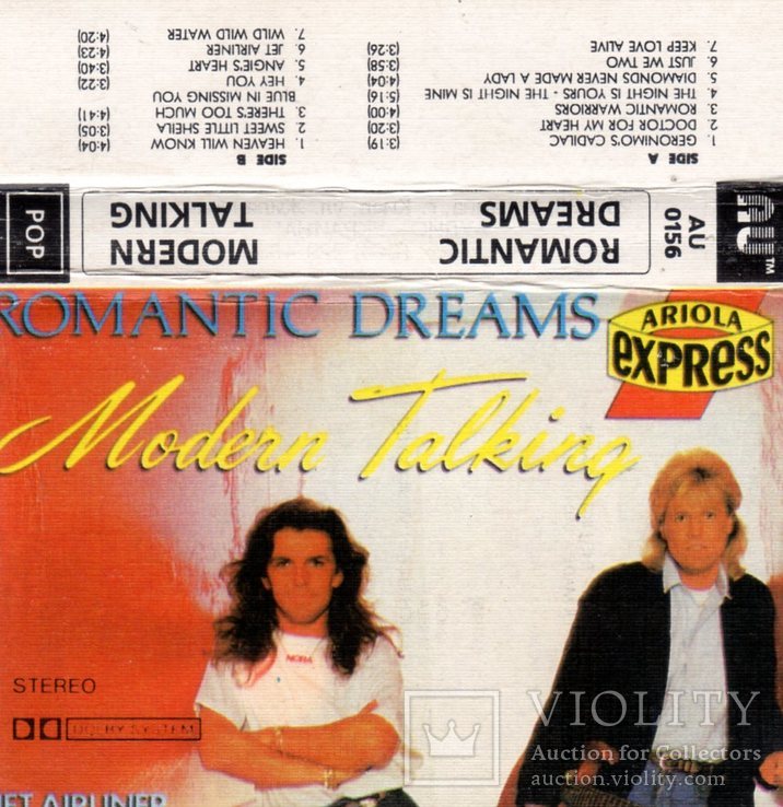 Modern Talking / Модерн Токинг (Romantic Dreams) 1985-87. (MC). Кассета., фото №6