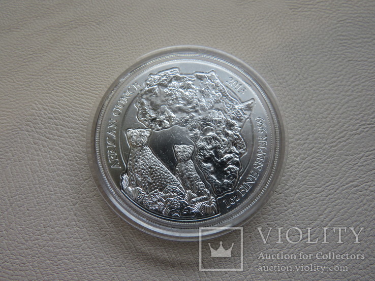 Руанда 2013 год  50 франков 1 унция, фото №2