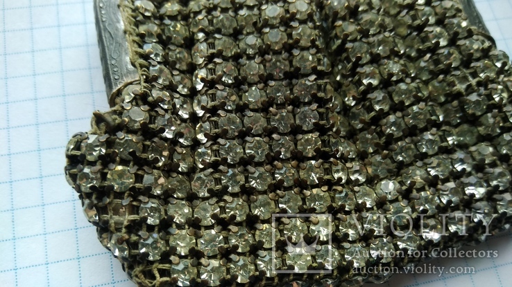 Кошелек камни тяж. металл текстиль, фото №4