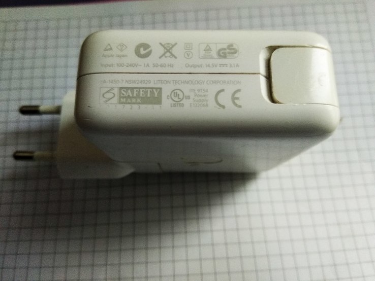 Зарядкa для Apple MacBook  MagSafe  45W оригинал, photo number 3