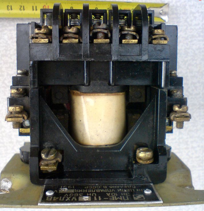 Магнитный пускатель ПМЕ-112 с тепловым реле, фото №7