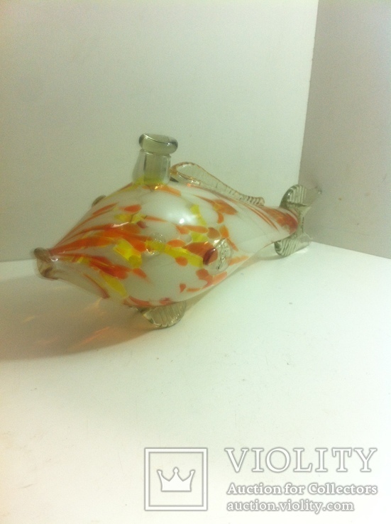 Фигурка Рыбка цветное стекло Бутылка, фото №6