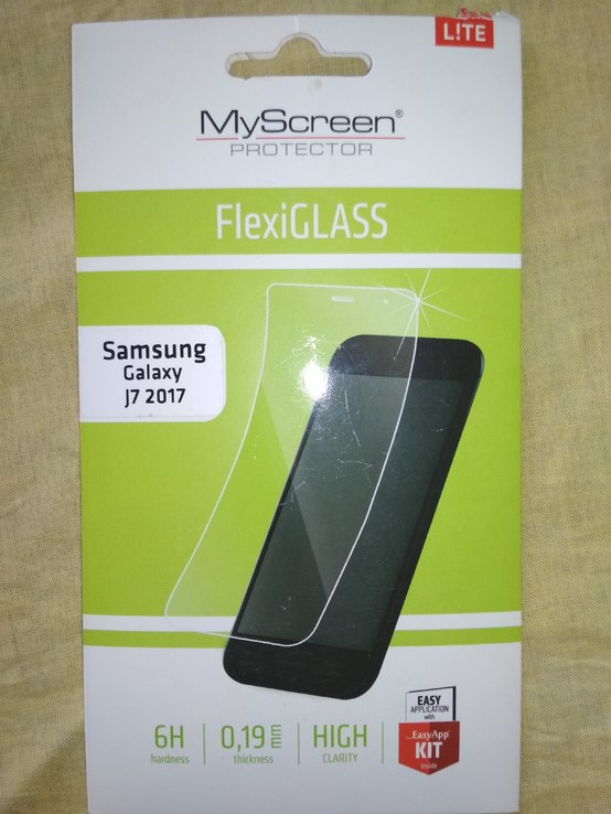 Защитное стекло myscreen lite flexiglass samsung galaxy j7 2017, фото №2