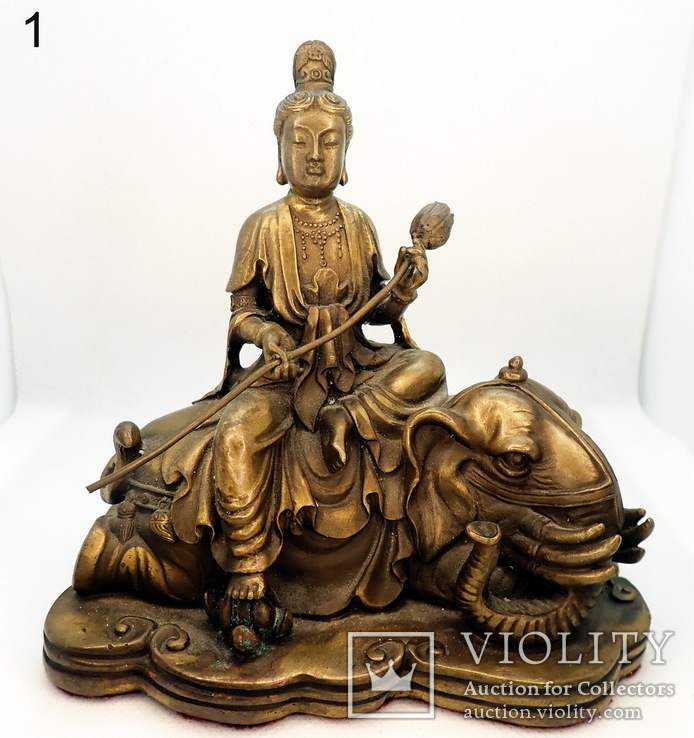 Бодхисаттва Самантабха́дра - скульптура, фото №2