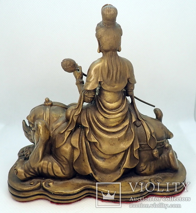 Бодхисаттва Самантабха́дра - скульптура, фото №3