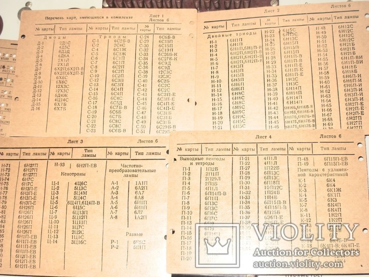 Прибор для измерения радиоламп Л3-3 с некоторыми перфокартами (читайте описание), фото №6