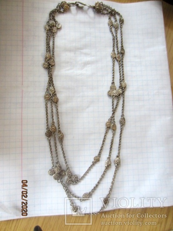 Ожерелье серебро ручная работа, photo number 9