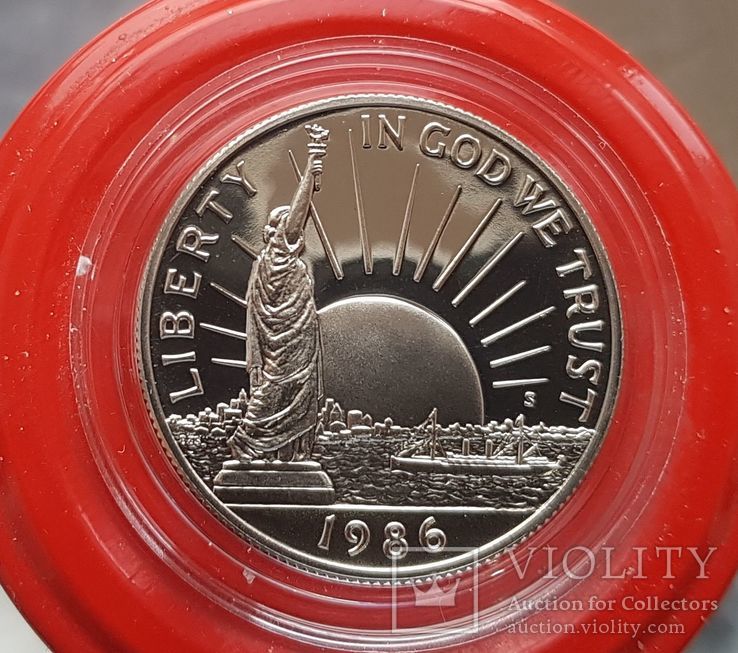 50 центов 1986 г. 100-летие Статуи Свободы. Пруф