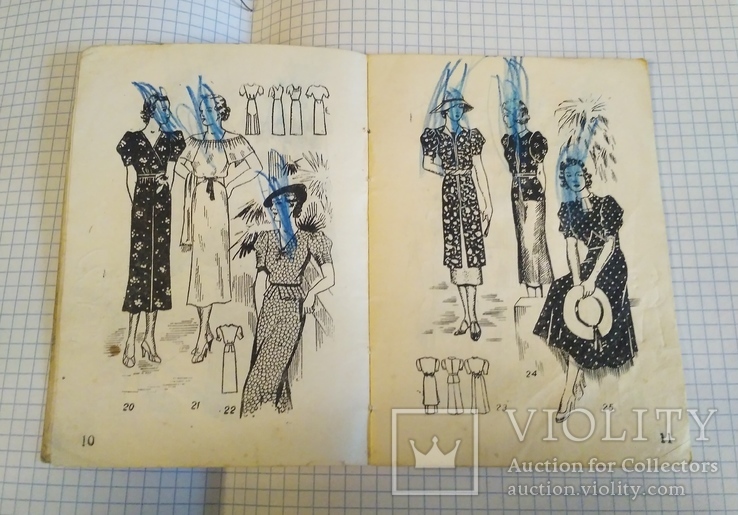 Журнал моделей женского и детского платья , 1938 г. , мини вариант, фото №5