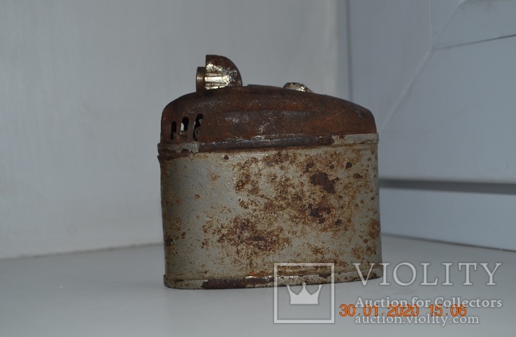 Настольная бензиновая зажигалка Lumet. Бельгия (Германия?). 1950-60 г.г. Вес 152,8 гм., фото №6