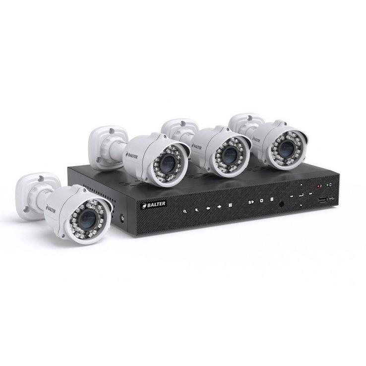 Комплект видеонаблюдения  на 4 камеры