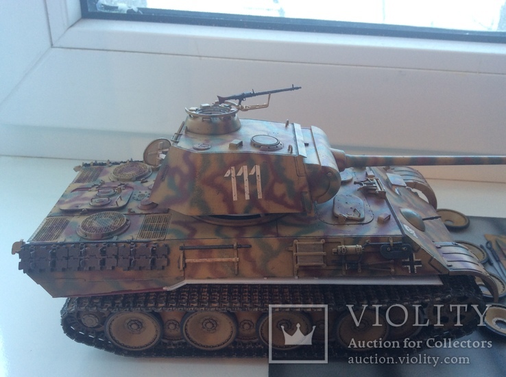 Интерьерная модель немецкого танка Пантера Pz V в масштабе 1:35, фото №11