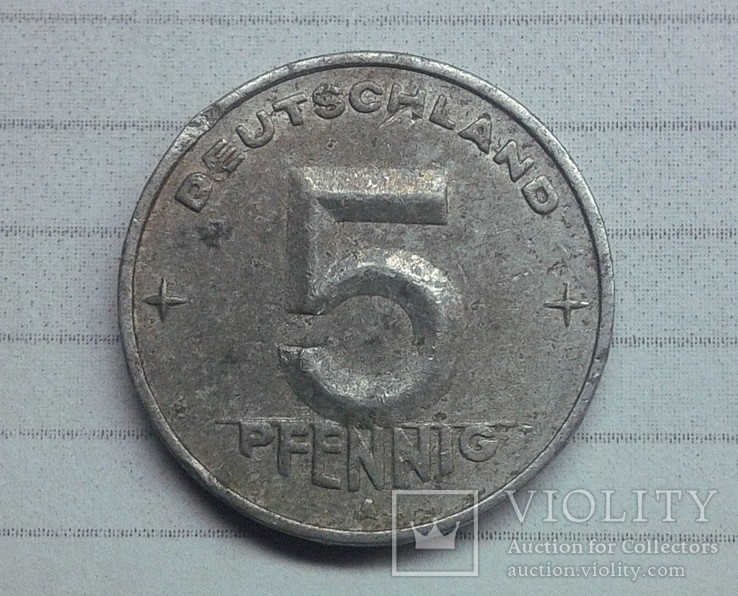ГДР 5 пфеннигов 1950