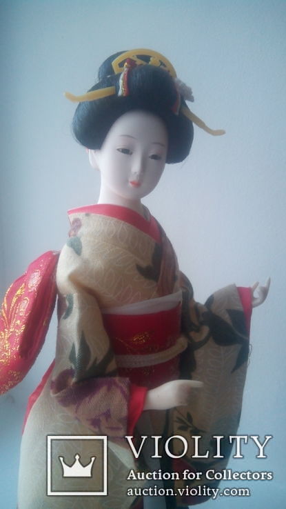 Интерьерная кукла Гейша 30см Япония, фото №2