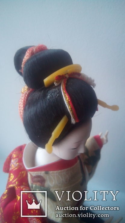 Интерьерная кукла Гейша 30см Япония, фото №5