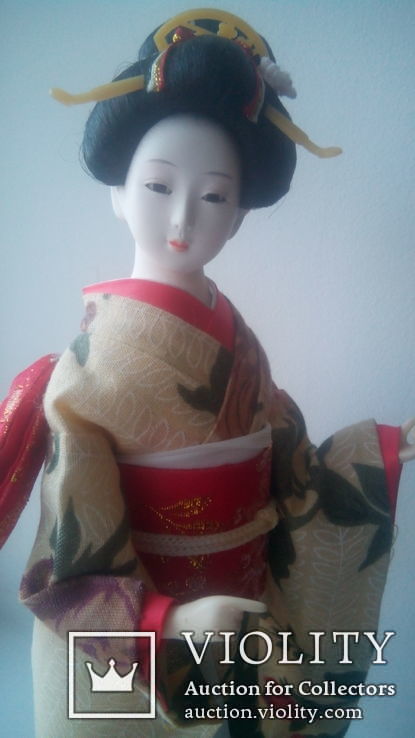 Интерьерная кукла Гейша 30см Япония, фото №8