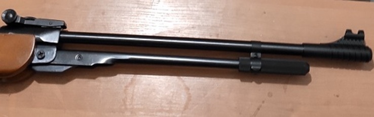 Пневматическая винтовка Kandar с цельным деревяным прикладом, numer zdjęcia 4