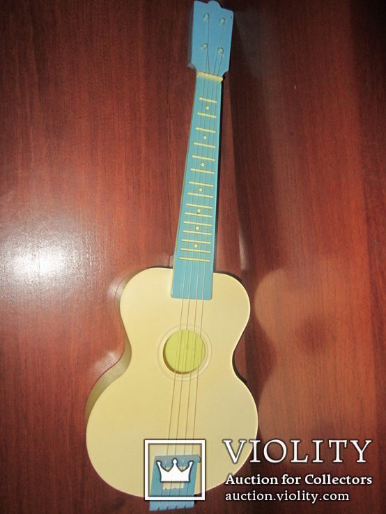 Музыкальная игрушка гитара 46см СССР, фото №3